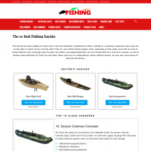 Fishing Products Affiliate Niche