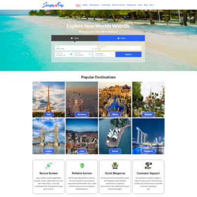 Travel Affiliate Website - Layout-30