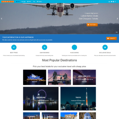 Travel Affiliate Website - Layout-06