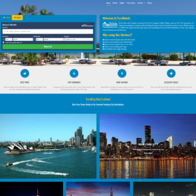 Travel Affiliate Website – Layout-08