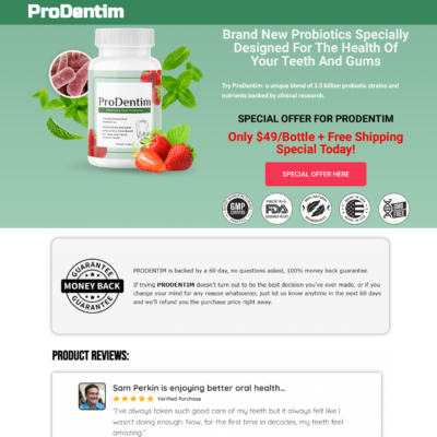 ProDentim Landing Page Website