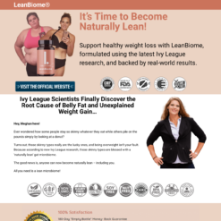 LeanBiome Landing Page Website